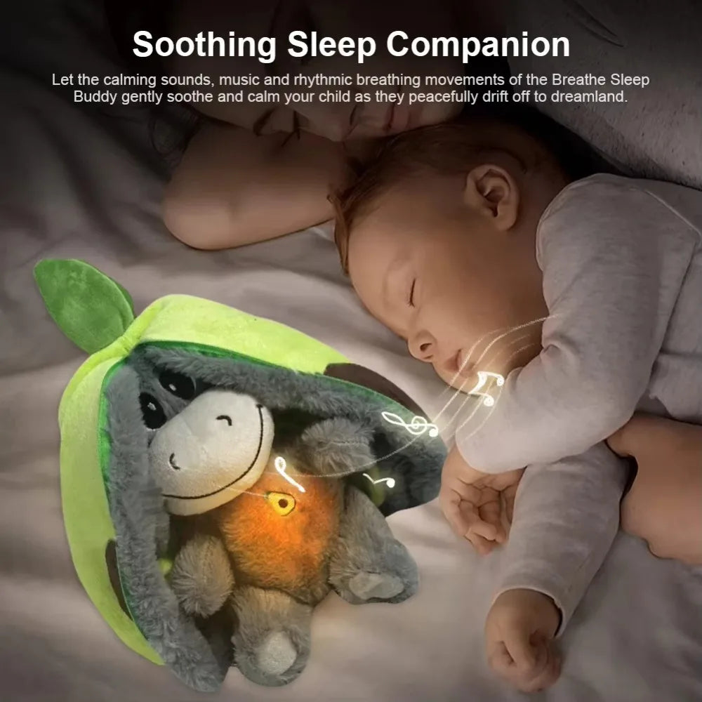 Rosie the Strawberry Donkey — Glow & Breathe Sleep Companion
