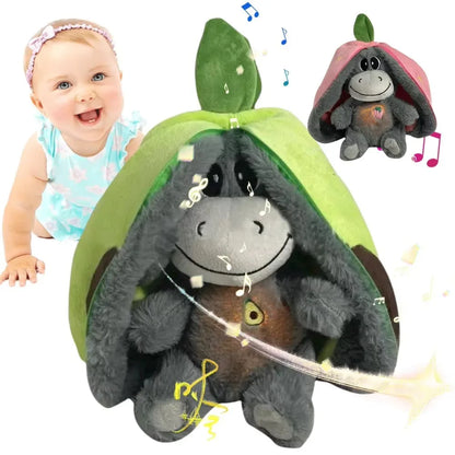 Rosie the Strawberry Donkey — Glow & Breathe Sleep Companion